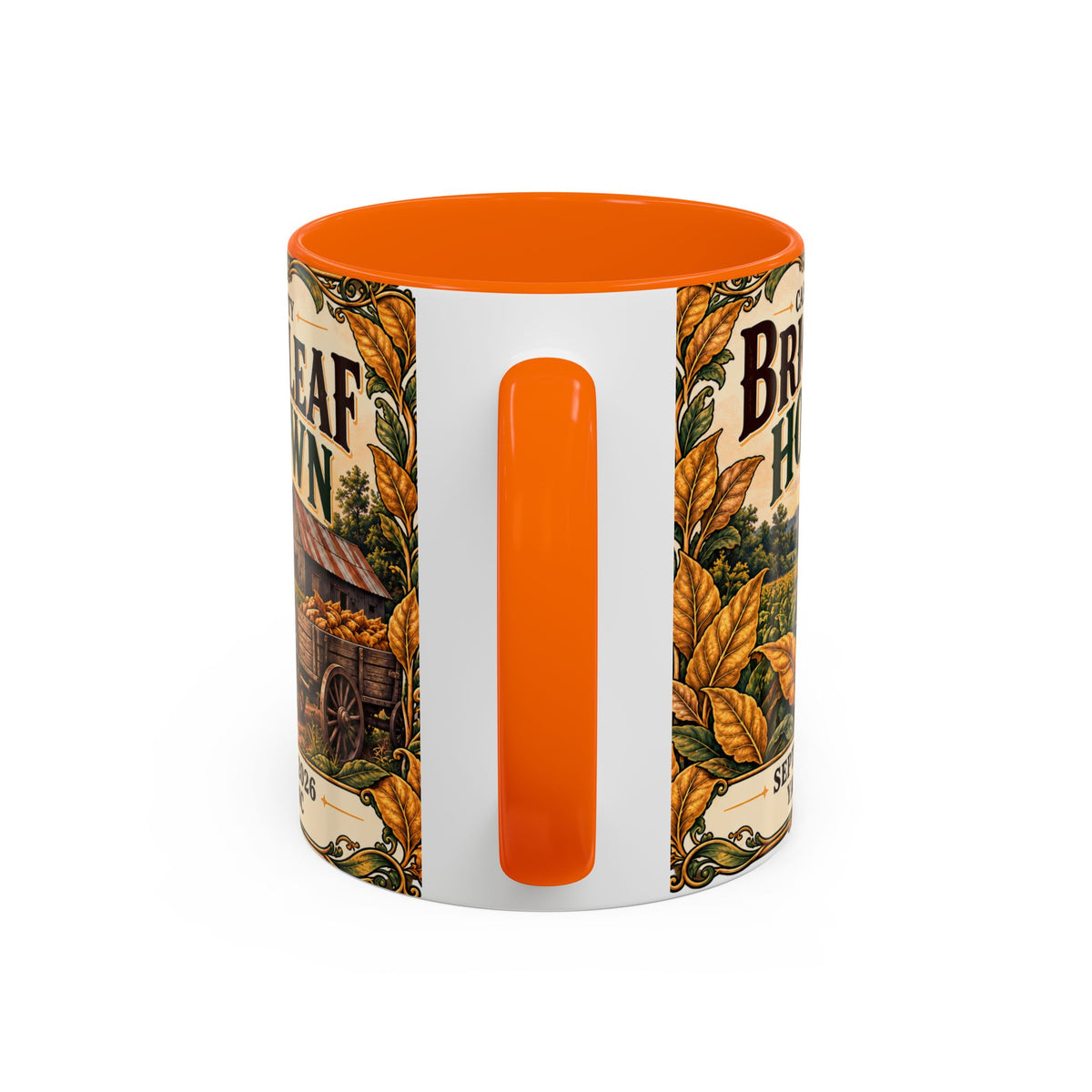 Bright Leaf Hoedown Coffee Mug — Vintage Fall Festival 11/15oz