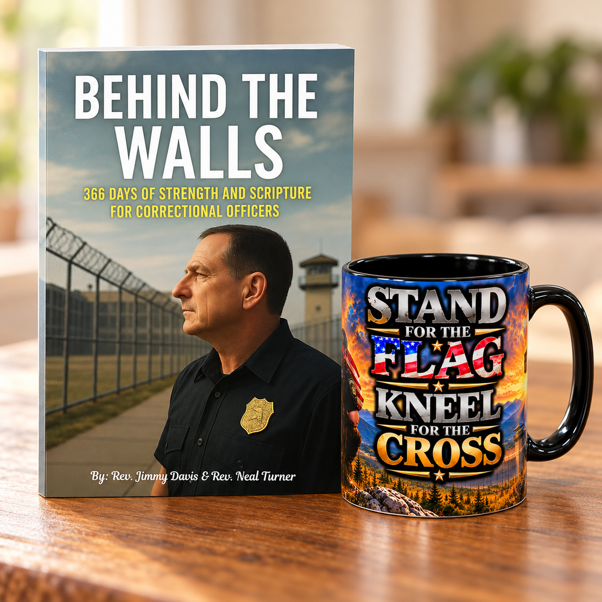 Correctional Officer Faith & Strength Gift Set — Book & 11 oz Coffee Mug
