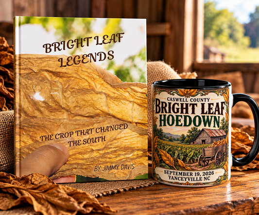Bright Leaf Heritage Gift Set – Bright Leaf Legends Book & Hoedown Coffee Mug 11oz
