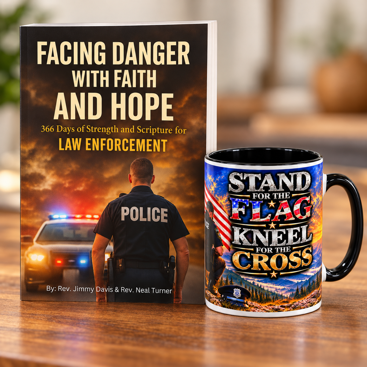 Law Enforcement Faith & Hope Gift Set — Devotional Book & Coffee Mug
