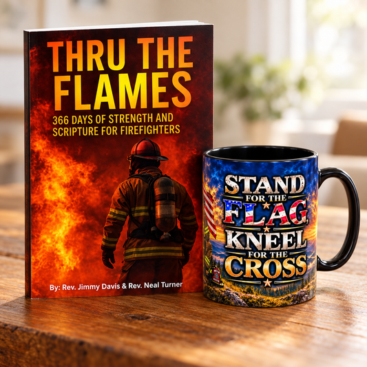 Firefighter Faith & Courage Gift Set — Book & 11 oz Coffee Mug